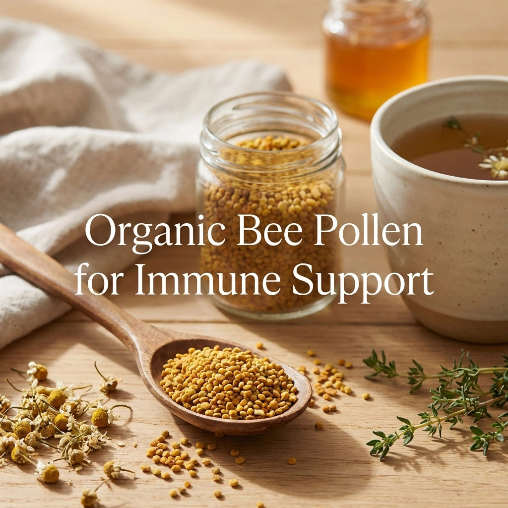 Organic Bee Pollen for Immune Support: Simple Ways to Boost Your Wellness