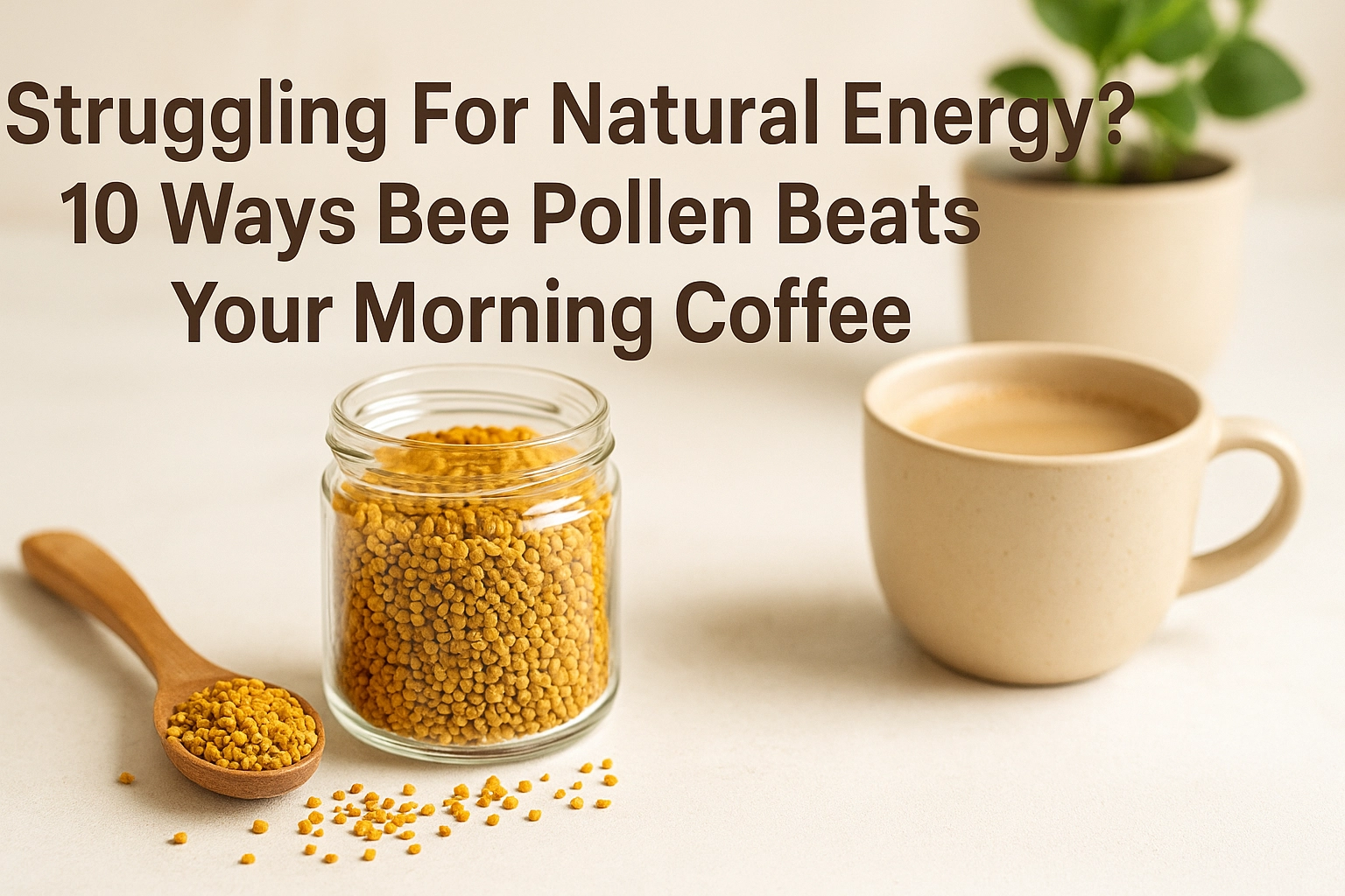 Struggling For Natural Energy? 10 Ways Bee Pollen Beats Your Morning Coffee