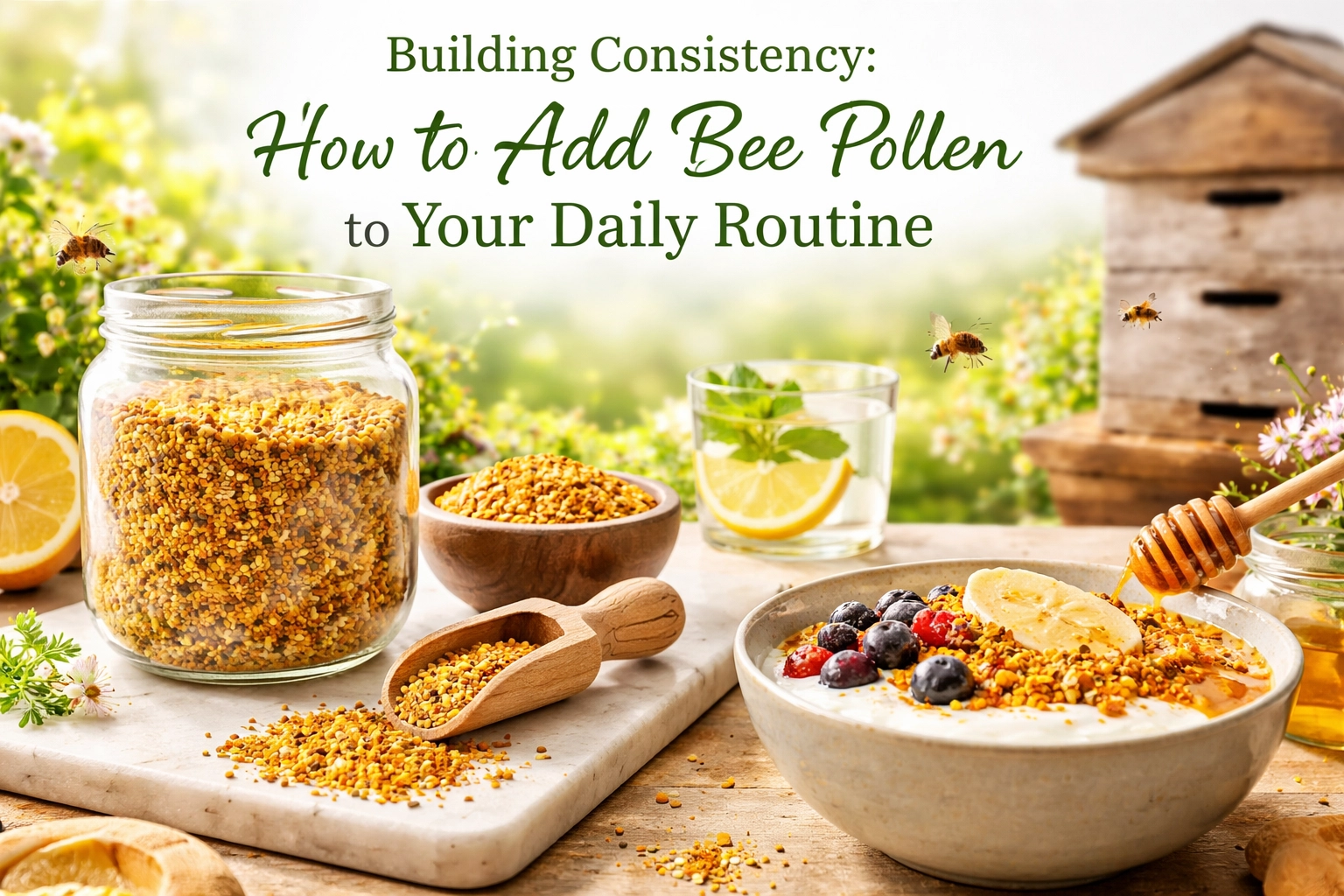 Building Consistency: How to Add Bee Pollen to Your Daily Routine